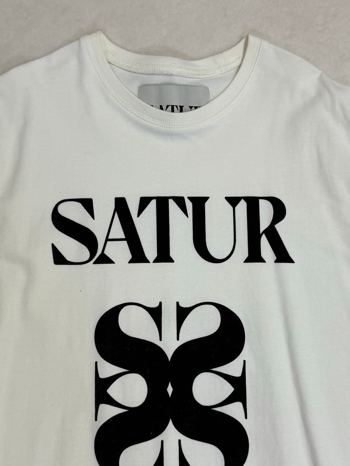 세터 로고 티셔츠 Satur All Day T-Shirt (ivory) 상품이미지7