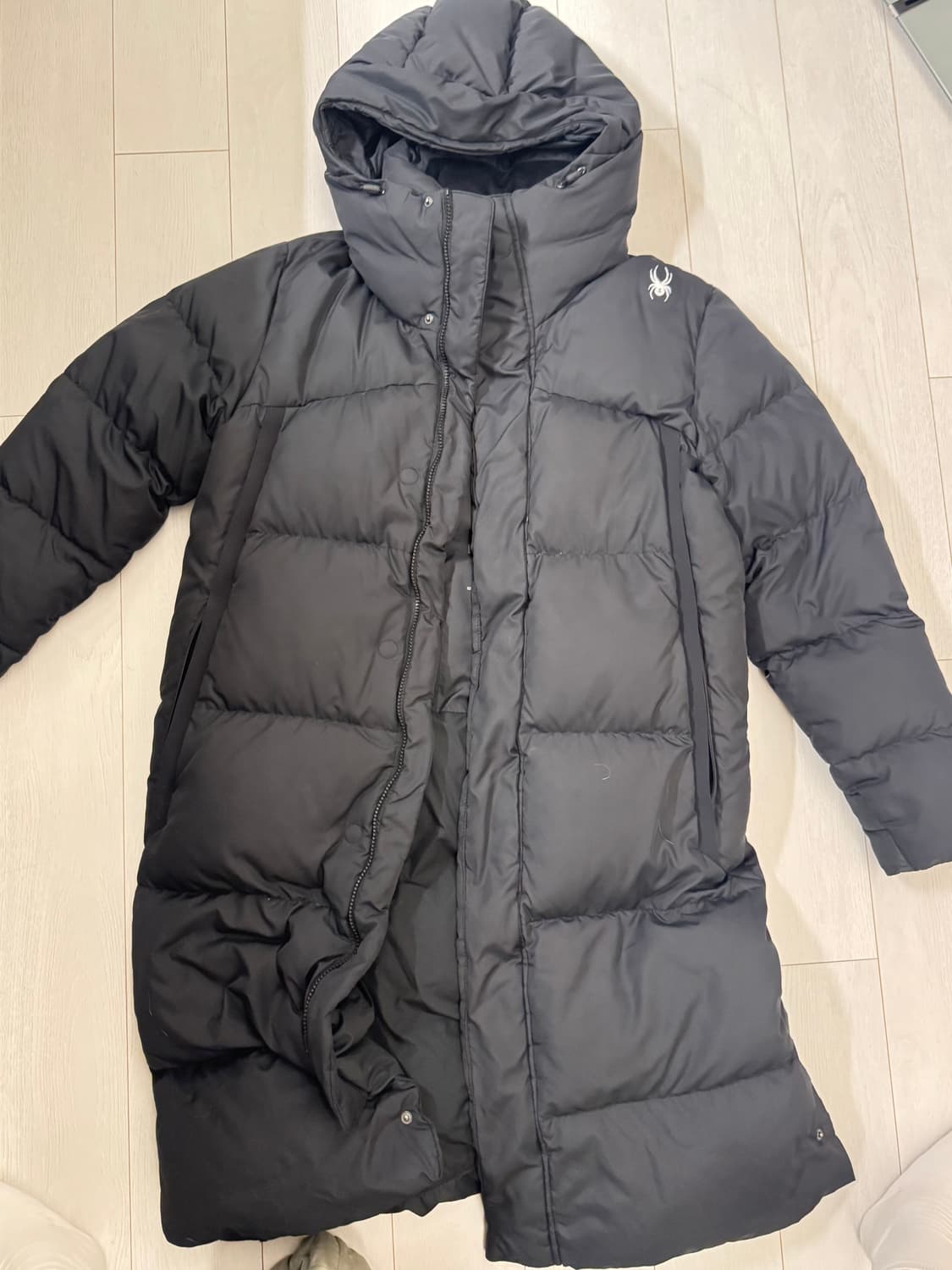 스파이더 롱패딩 여자 상품이미지1