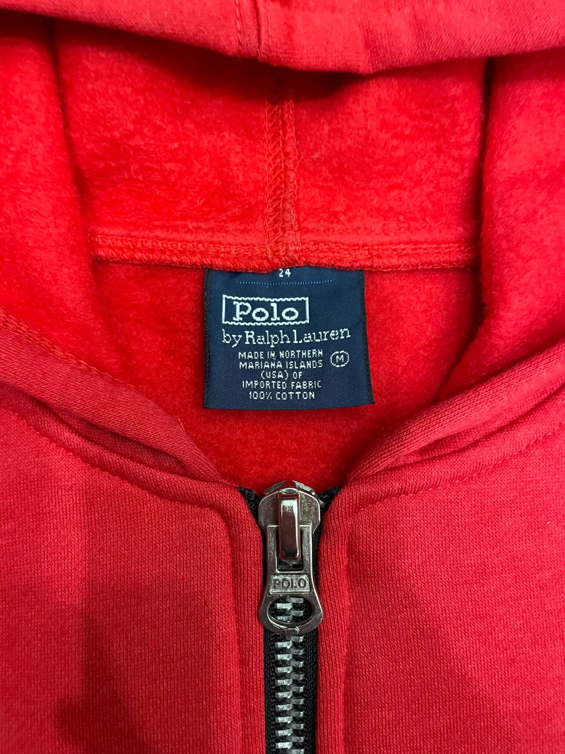폴로 랄프로렌 USA 빅포니 후드집업 레드 상품이미지6