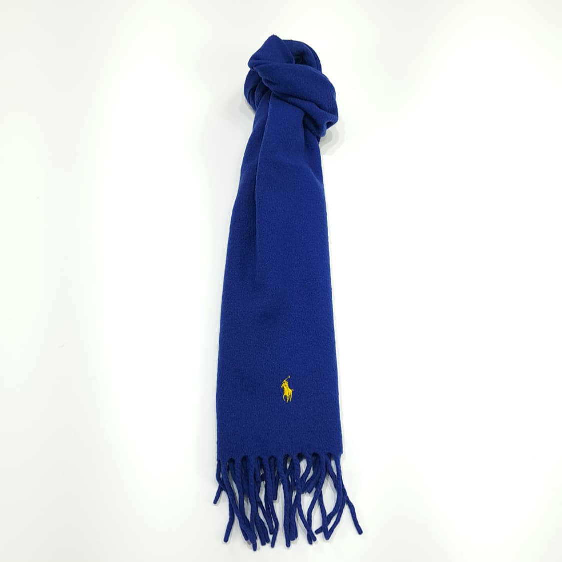 MX166 폴로 랄프로렌 로얄블루 램스울 목도리 머플러 상품이미지4