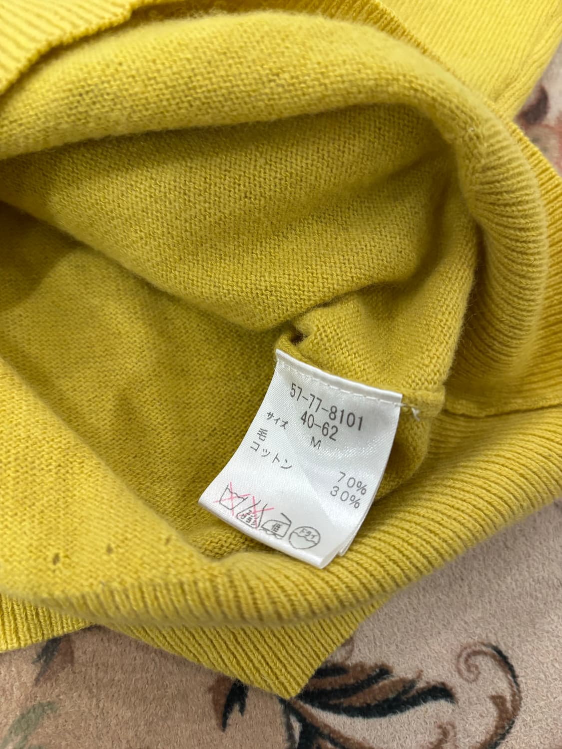 jpn vtg 사이드버튼 니트 상품이미지4