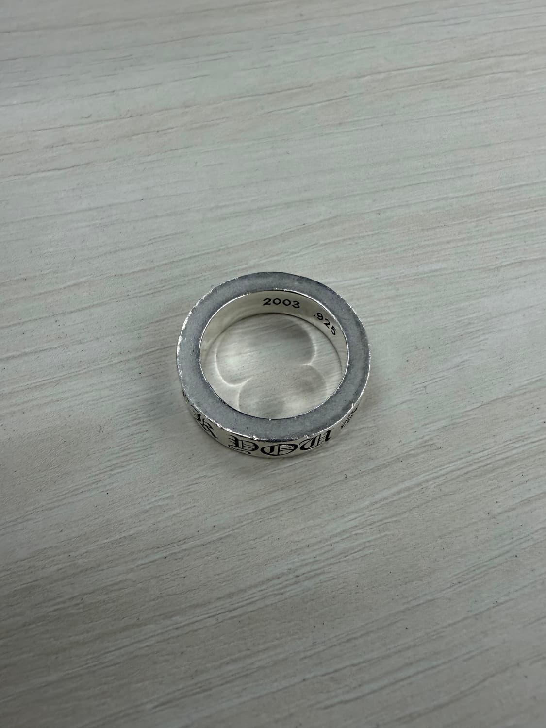 백화점판 크롬하츠 퍽유링 6mm us6.5  상품이미지1