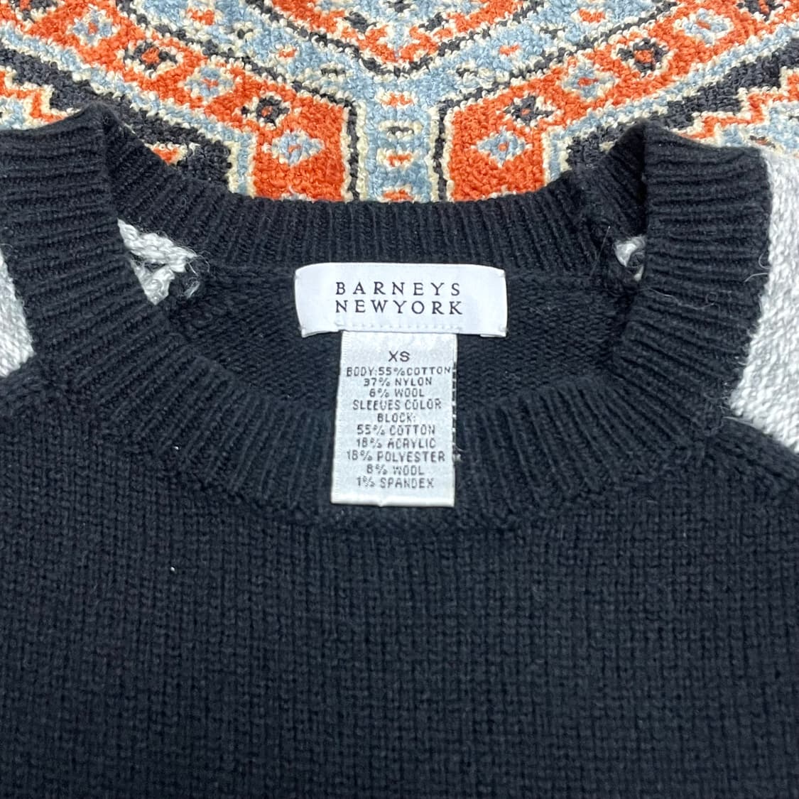  - 상품명 : 바니스뉴욕 블랙 나그랑 니트 여성XS  - 브랜드 : B 상품이미지3