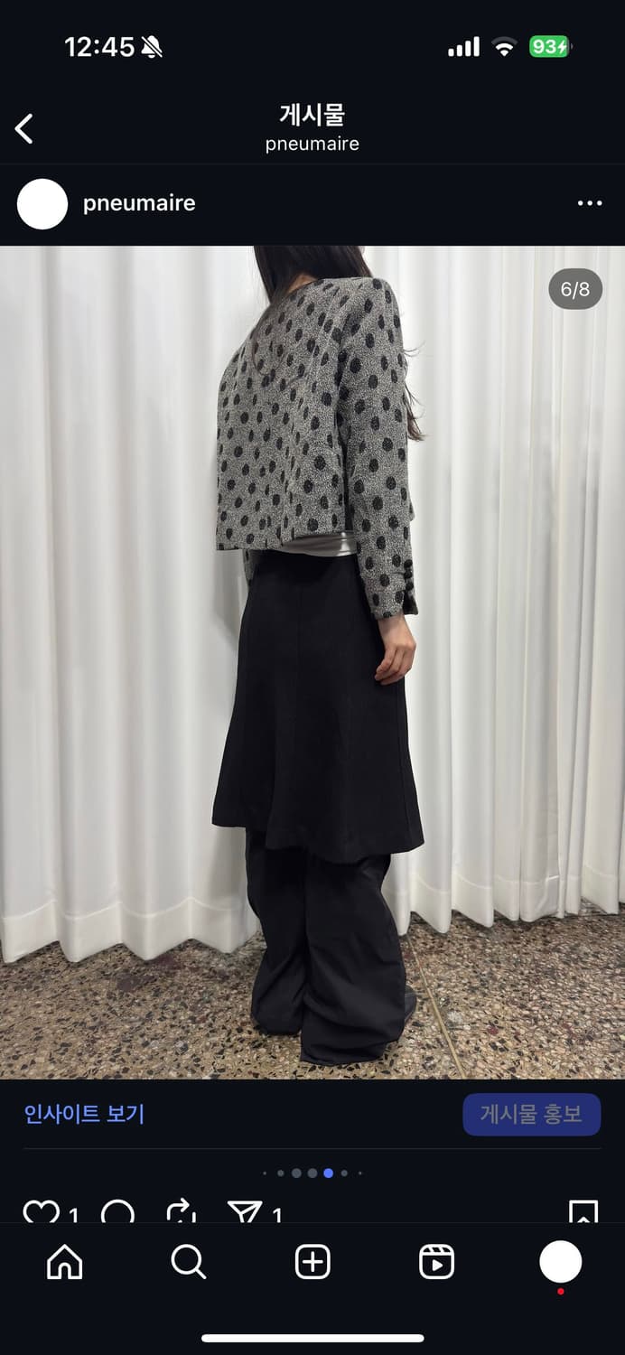 dot crop jacket 상품이미지6