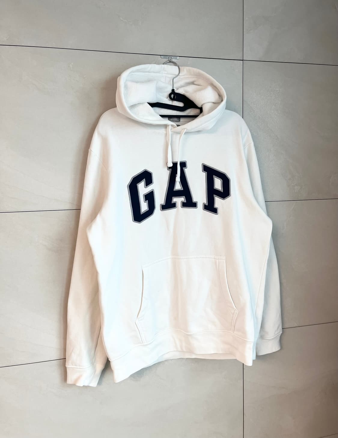 갭 GAP 화이트 후드티 (M)  상품이미지2