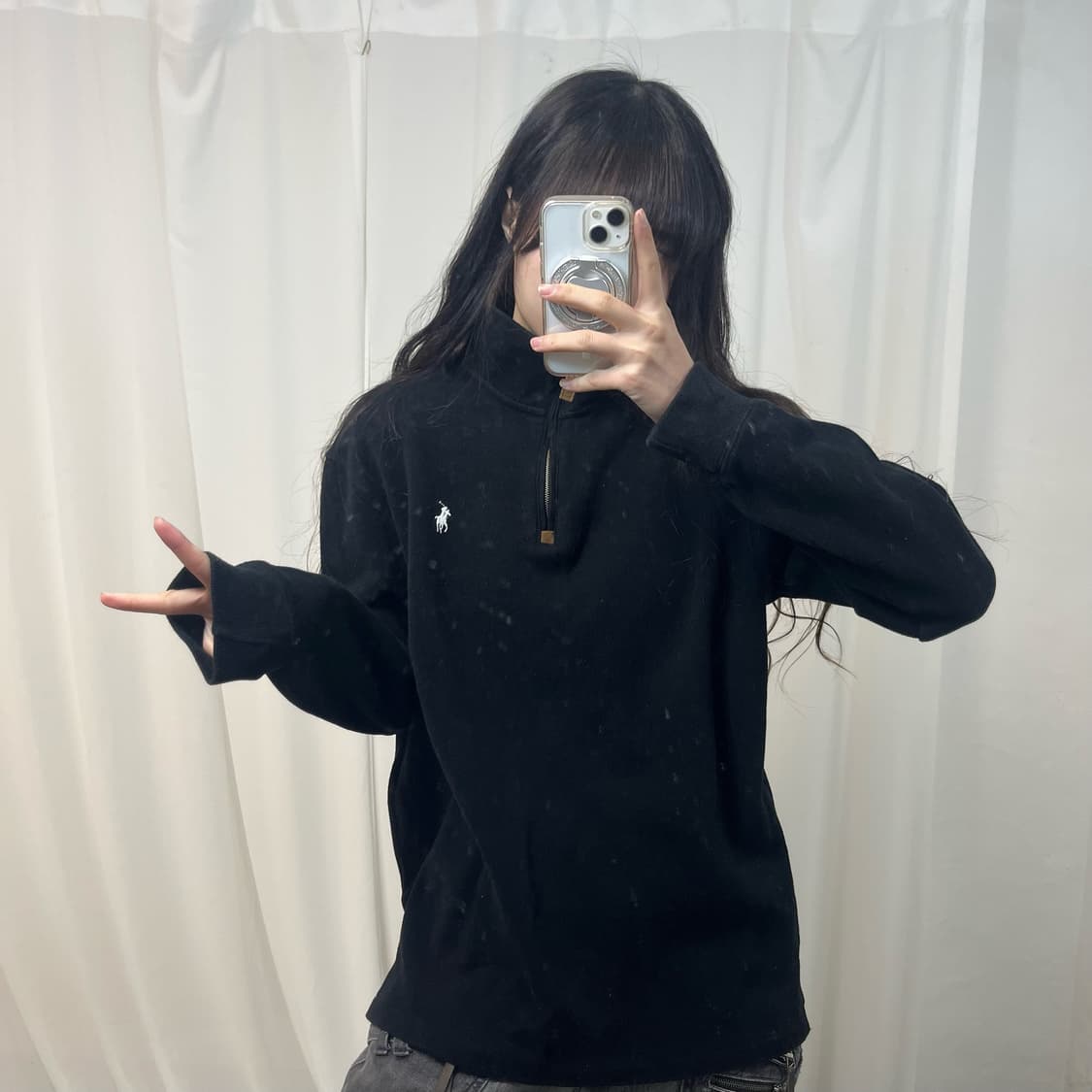 Polo Black Half-zip Knit 상품이미지2