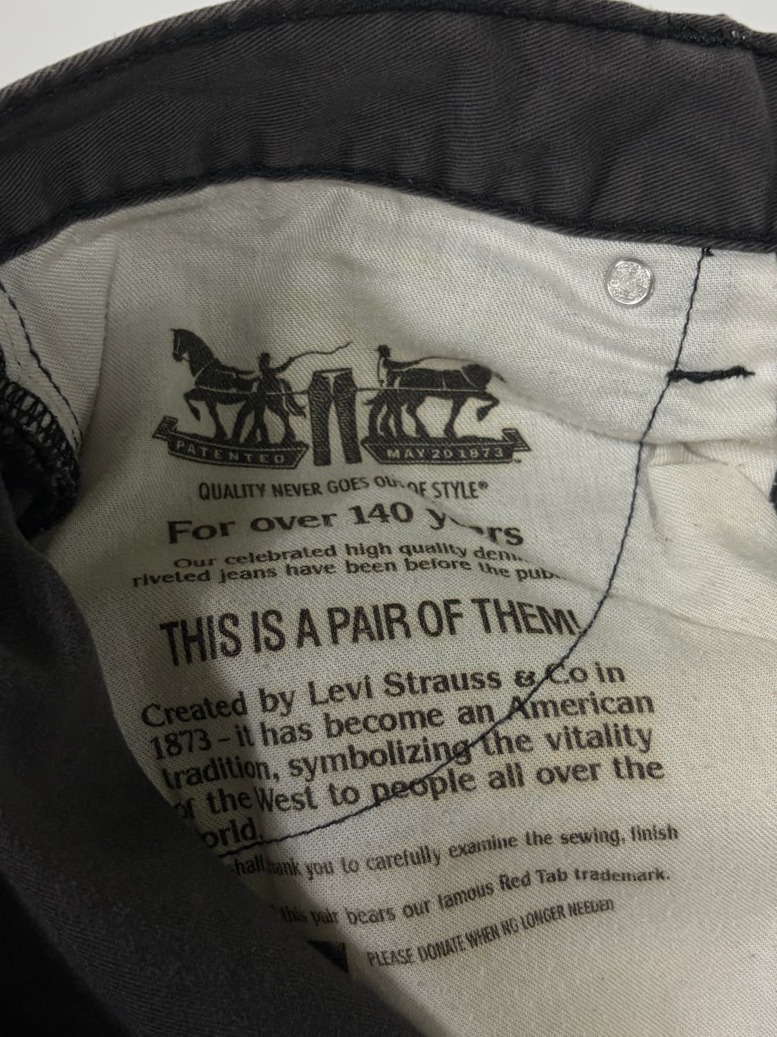 리바이스 (Levis) 514 화이트탭 데님 팬츠 상품이미지6