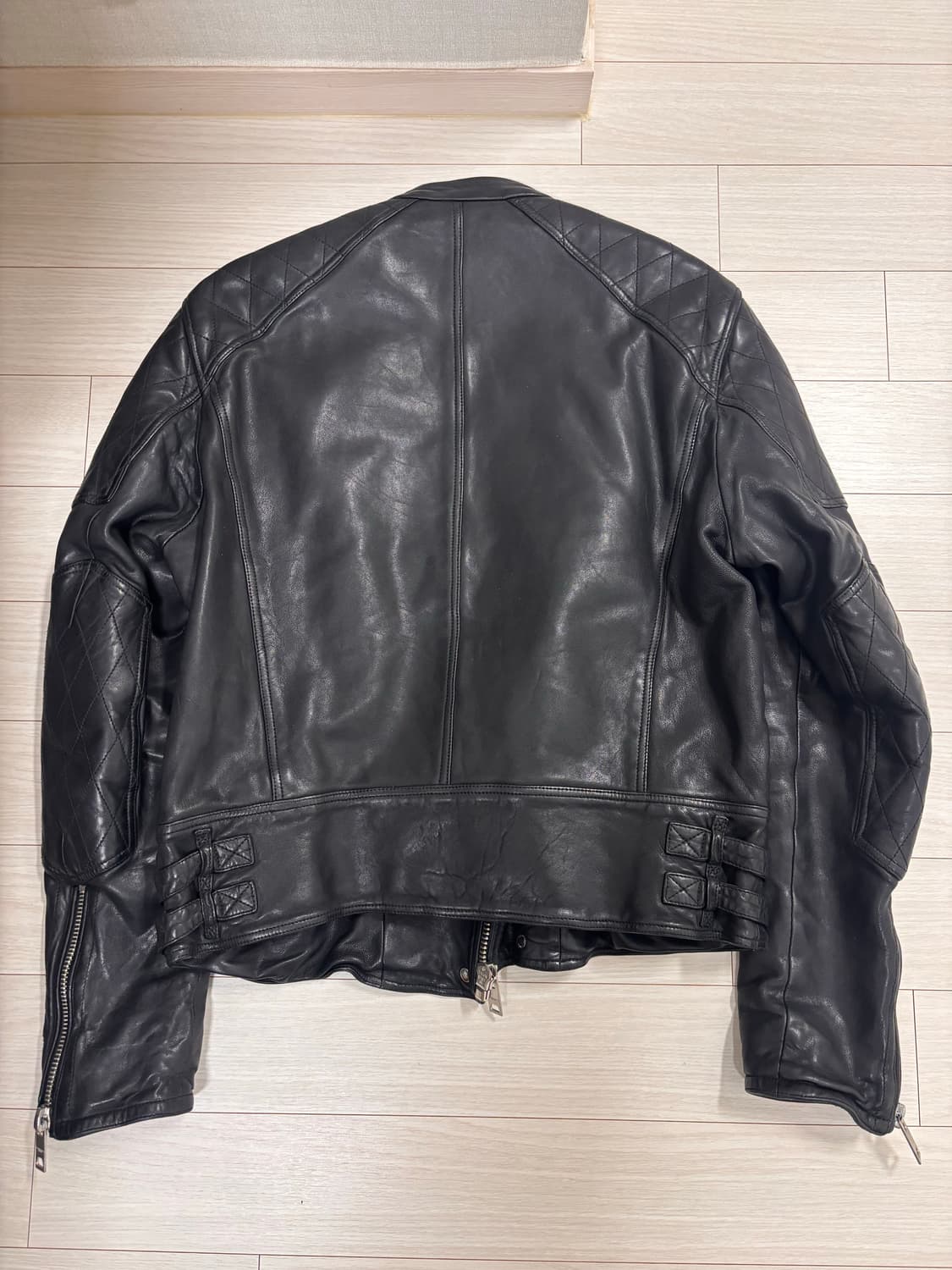 (Msize) 버버리 가죽 바이커 자켓 상품이미지3