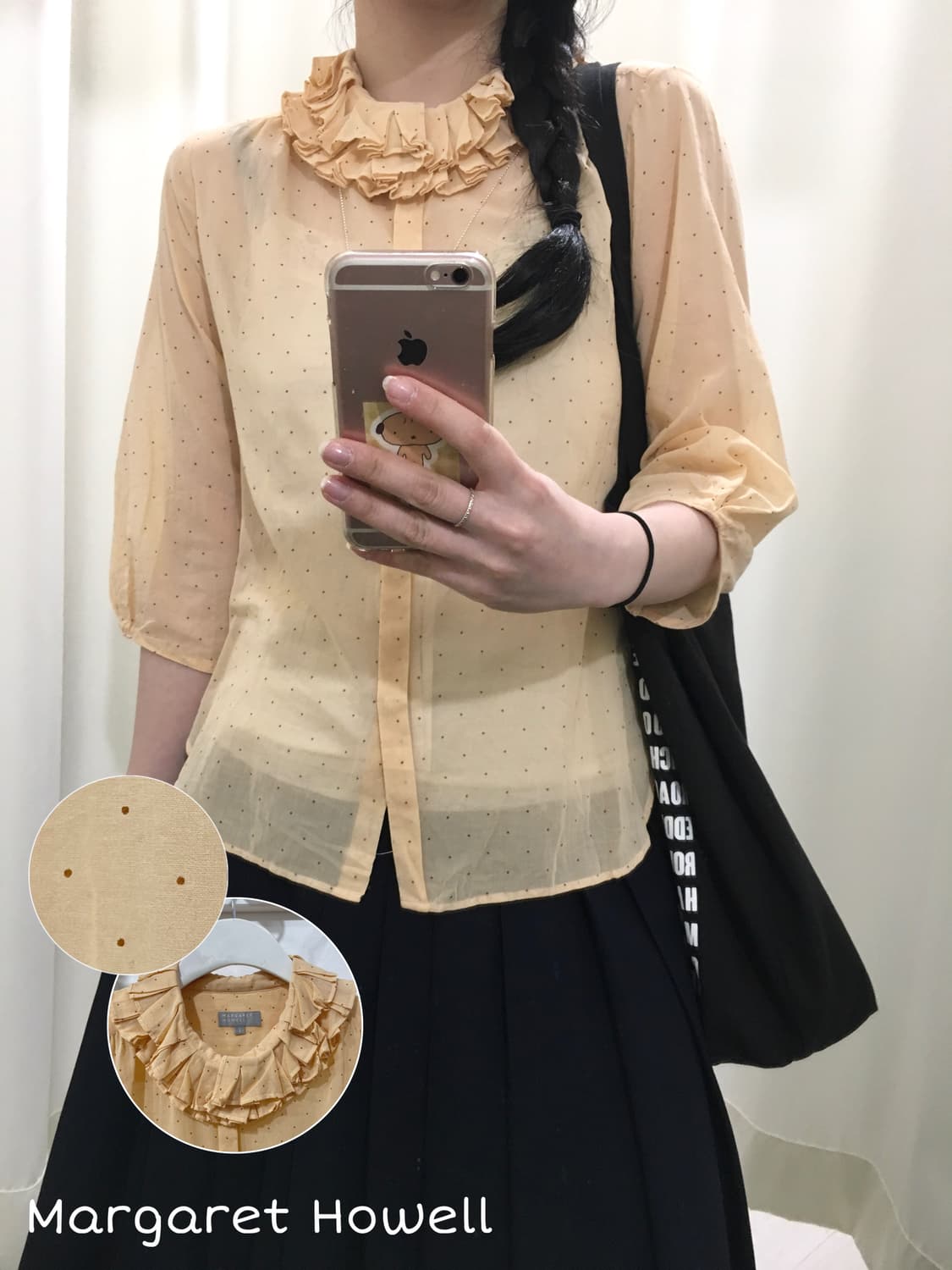 margaret howell dot blouse 상품이미지1