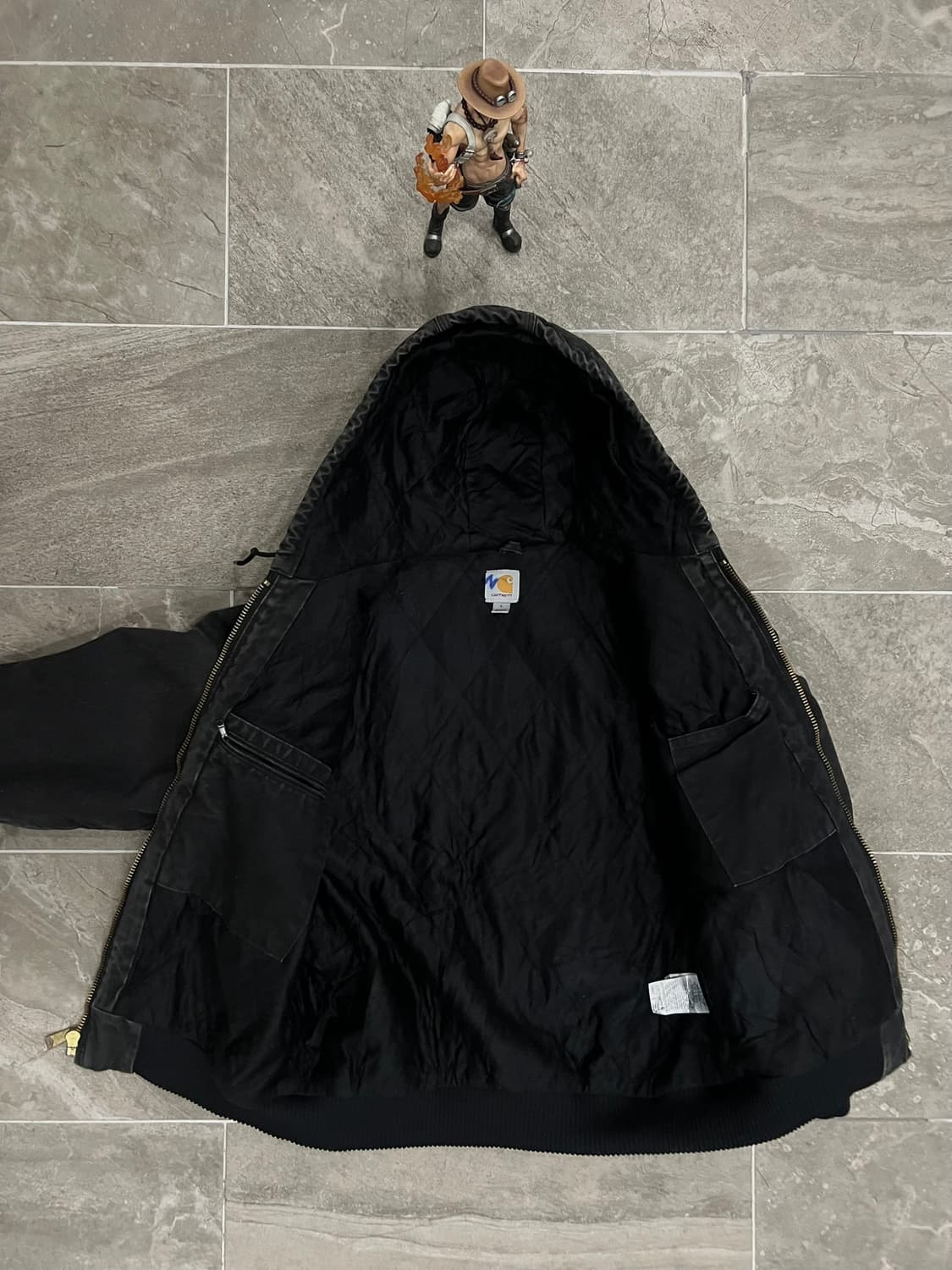 (L) 칼하트 후드 덕 액티브 자켓 J130 BLK 블랙 상품이미지3