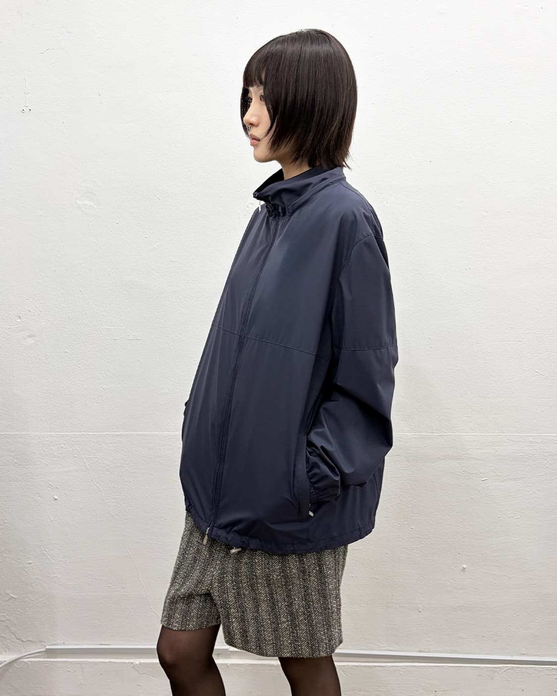 브루넬로 쿠치넬리 나일론 집업 블루종 상품이미지3