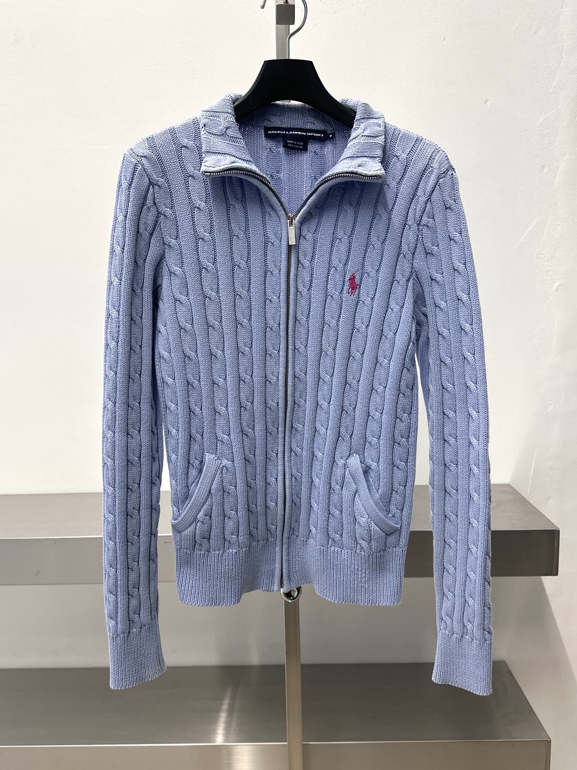 랄프로렌 스포츠 케이블 니트집업  상품이미지3