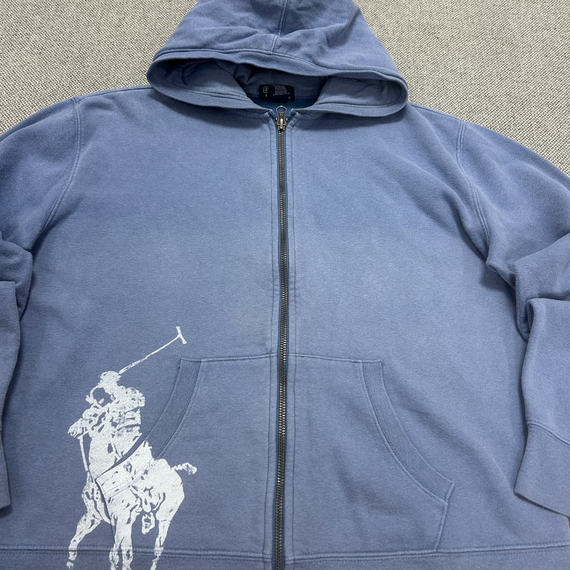 폴로 우먼스 빅포니 후드집업(14-16) 상품이미지3