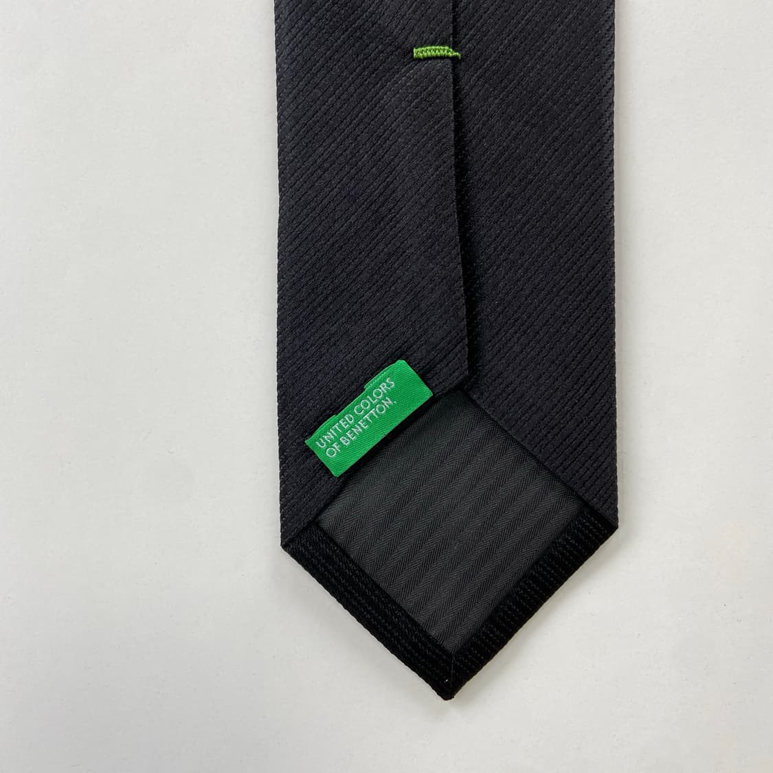 베네통 명품 정품 블랙 넥타이 (BENETTON) 7.3cm 상품이미지7
