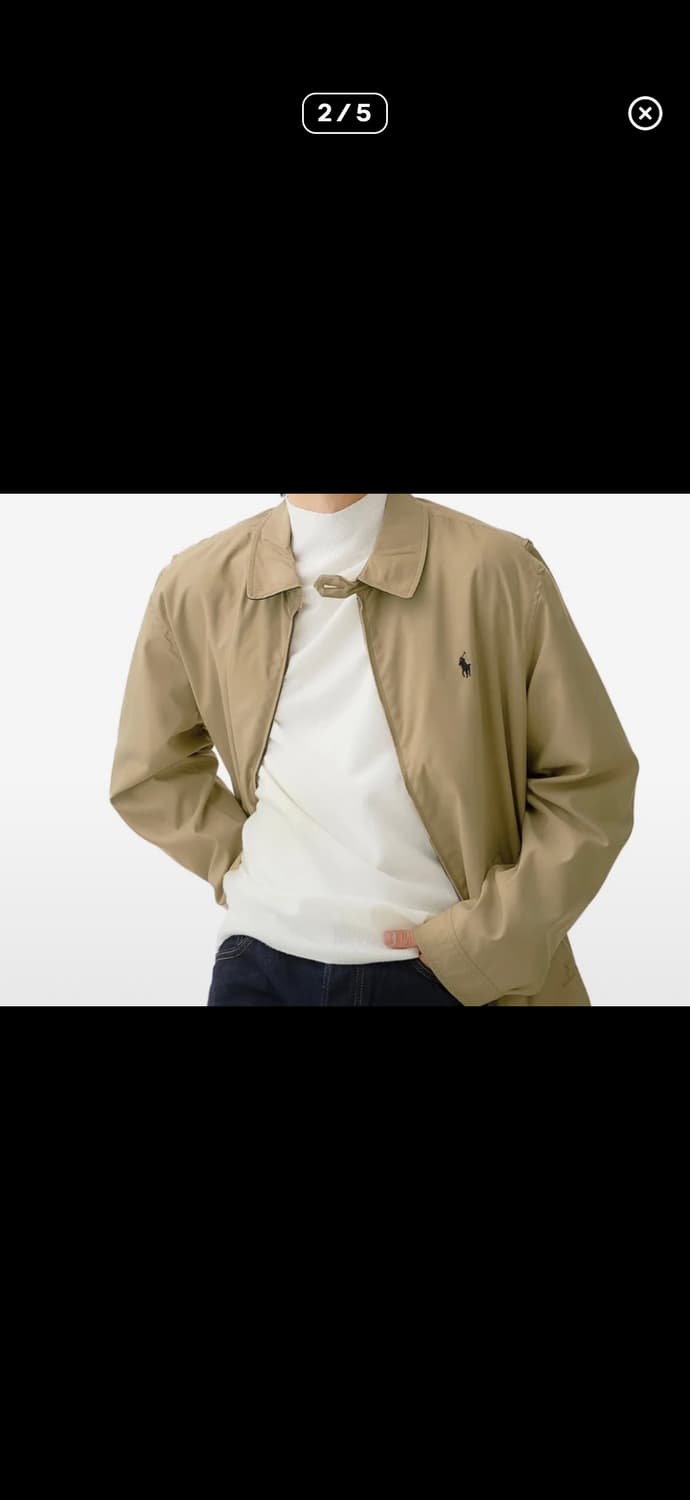 폴로 랄프로렌 베이지색 자켓 s사이즈 바이스윙 바라쿠다 해링턴 상품이미지4