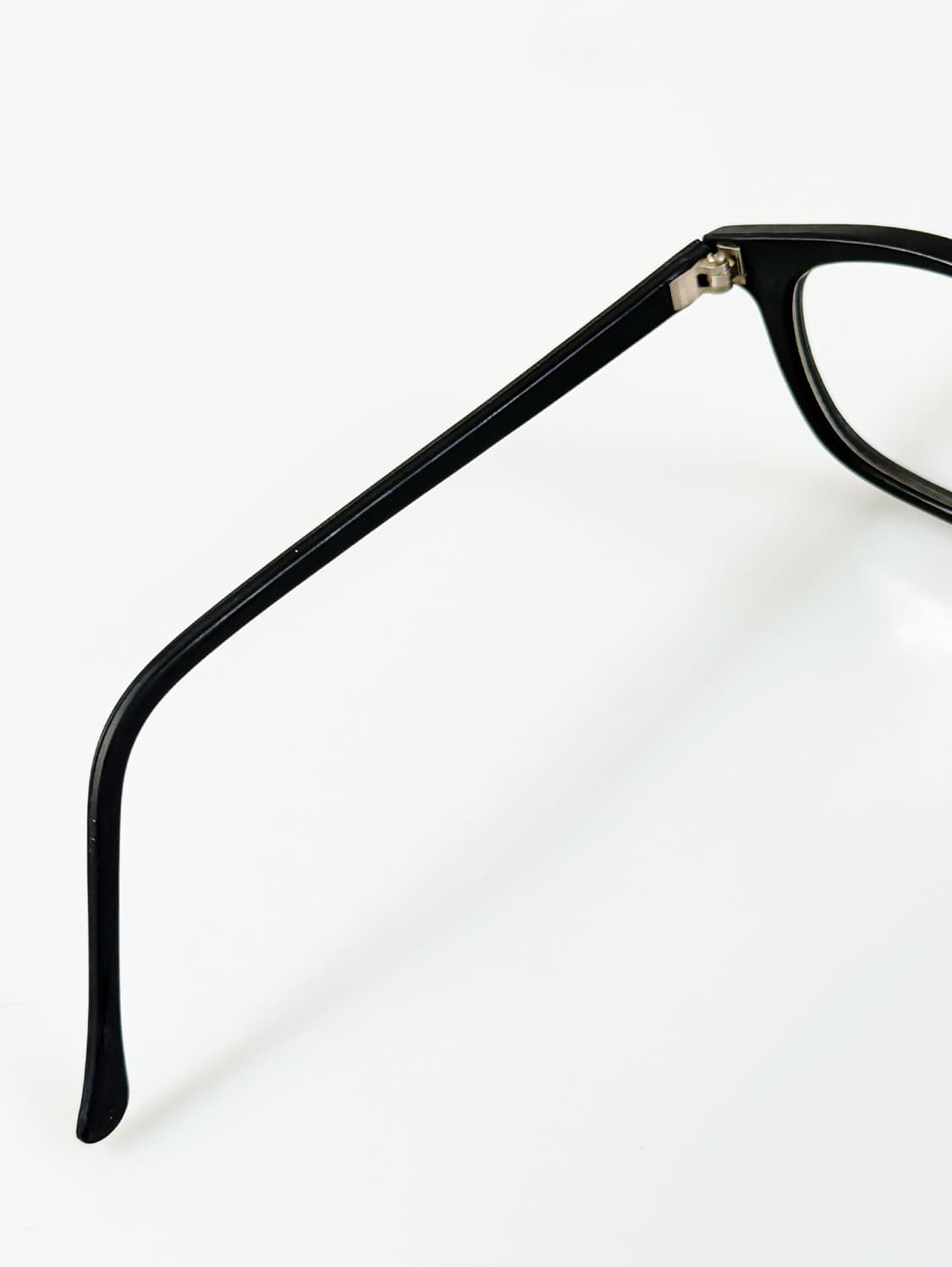 90s JULIUS CAESAR 맷블랙 뿔테 스퀘어 빈티지 안경 상품이미지7