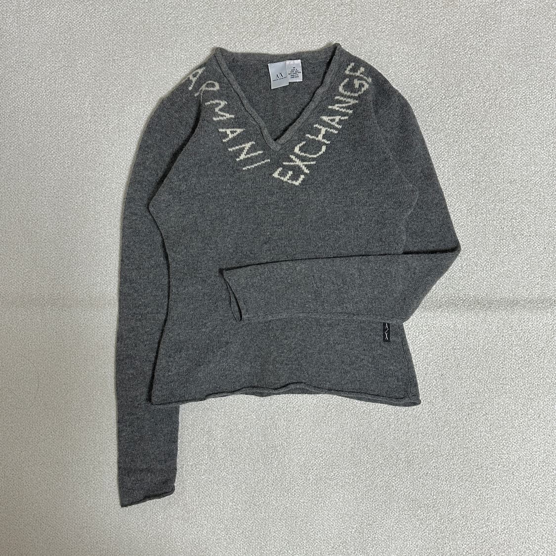 A|X 아르마니 익스체인지 브이넥 울 니트 상품이미지1