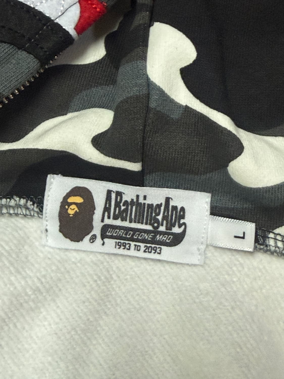 베이프 샤크 후드 집업  상품이미지4