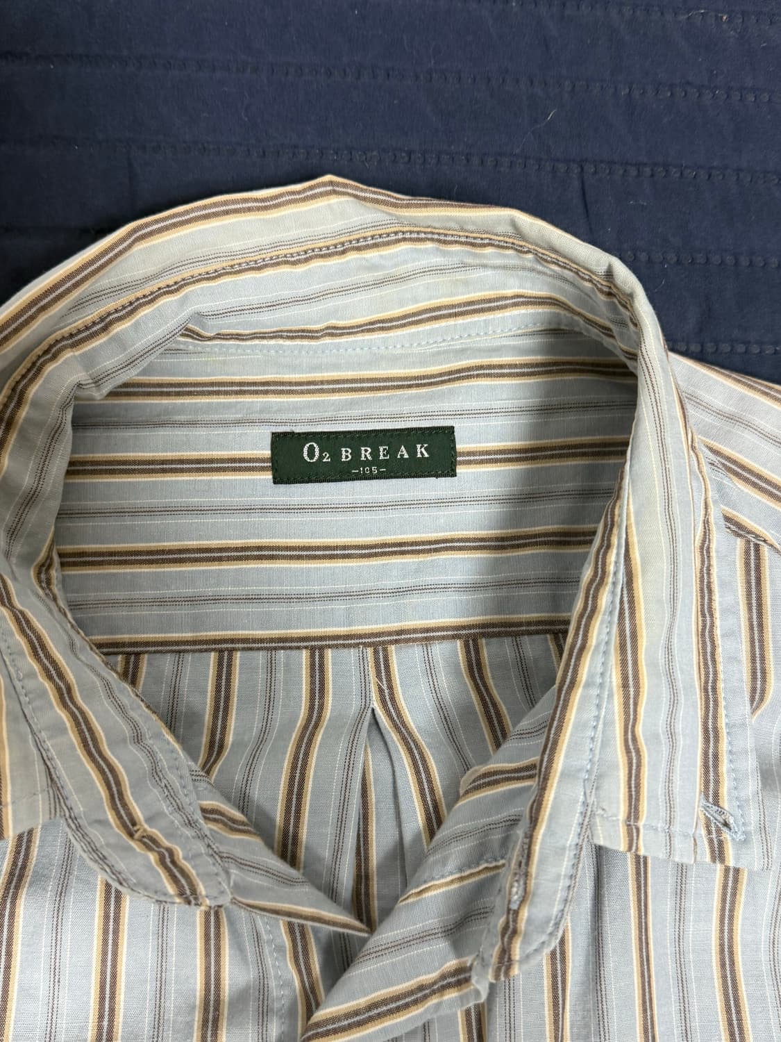 Vintage O2Break 스트라이프 셔츠 상품이미지2