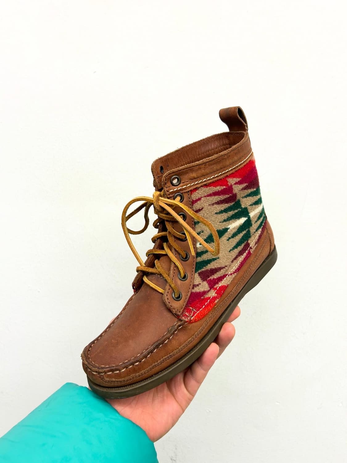 SAMOGA 오르테가 나바호 패턴 레더 부츠 상품이미지2