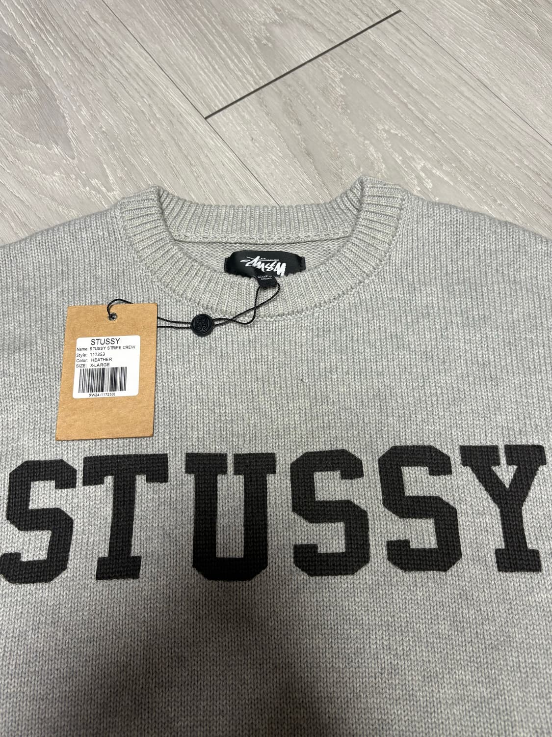 스투시 콘트라스트 스트라이프 니트 상품이미지2