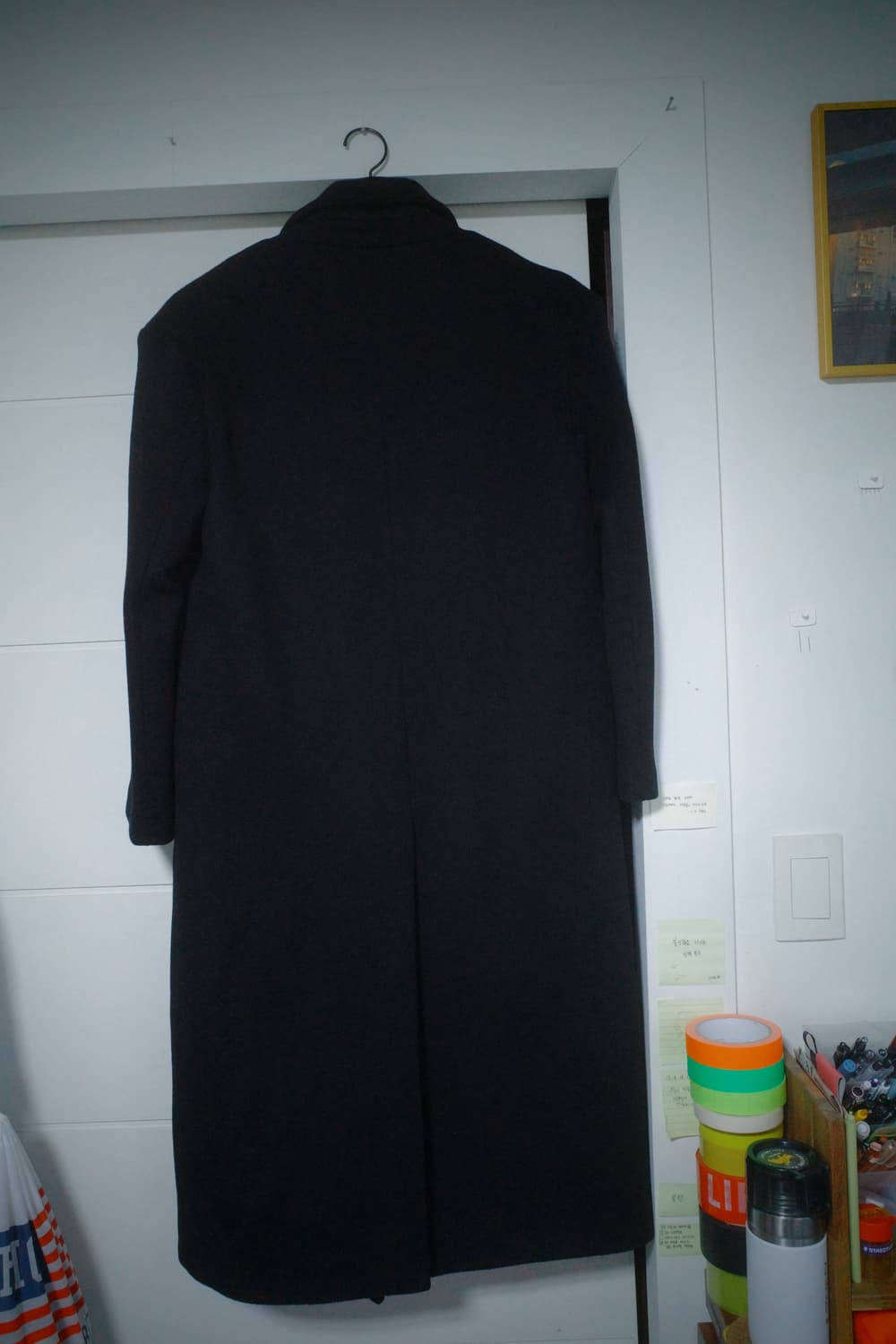 320쇼룸 울 롱코트 블랙 상품이미지7