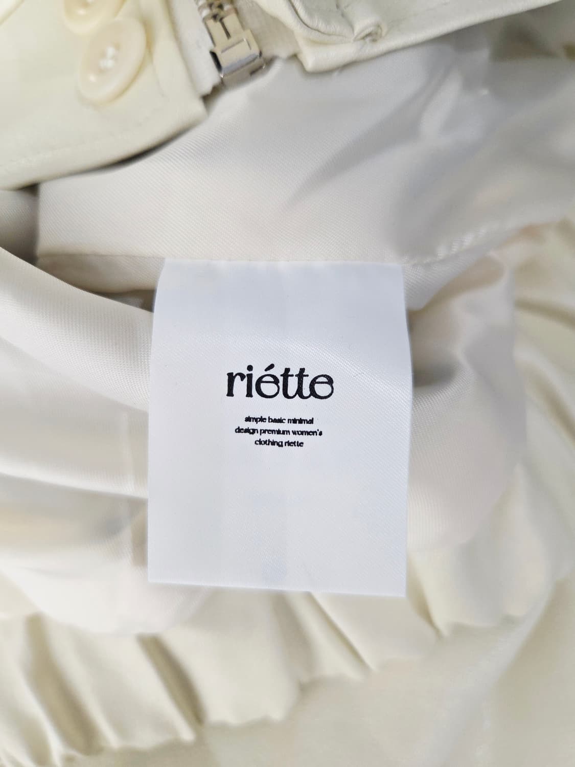 riette 리에뜨 크롭 레더 블루종 자켓 상품이미지8