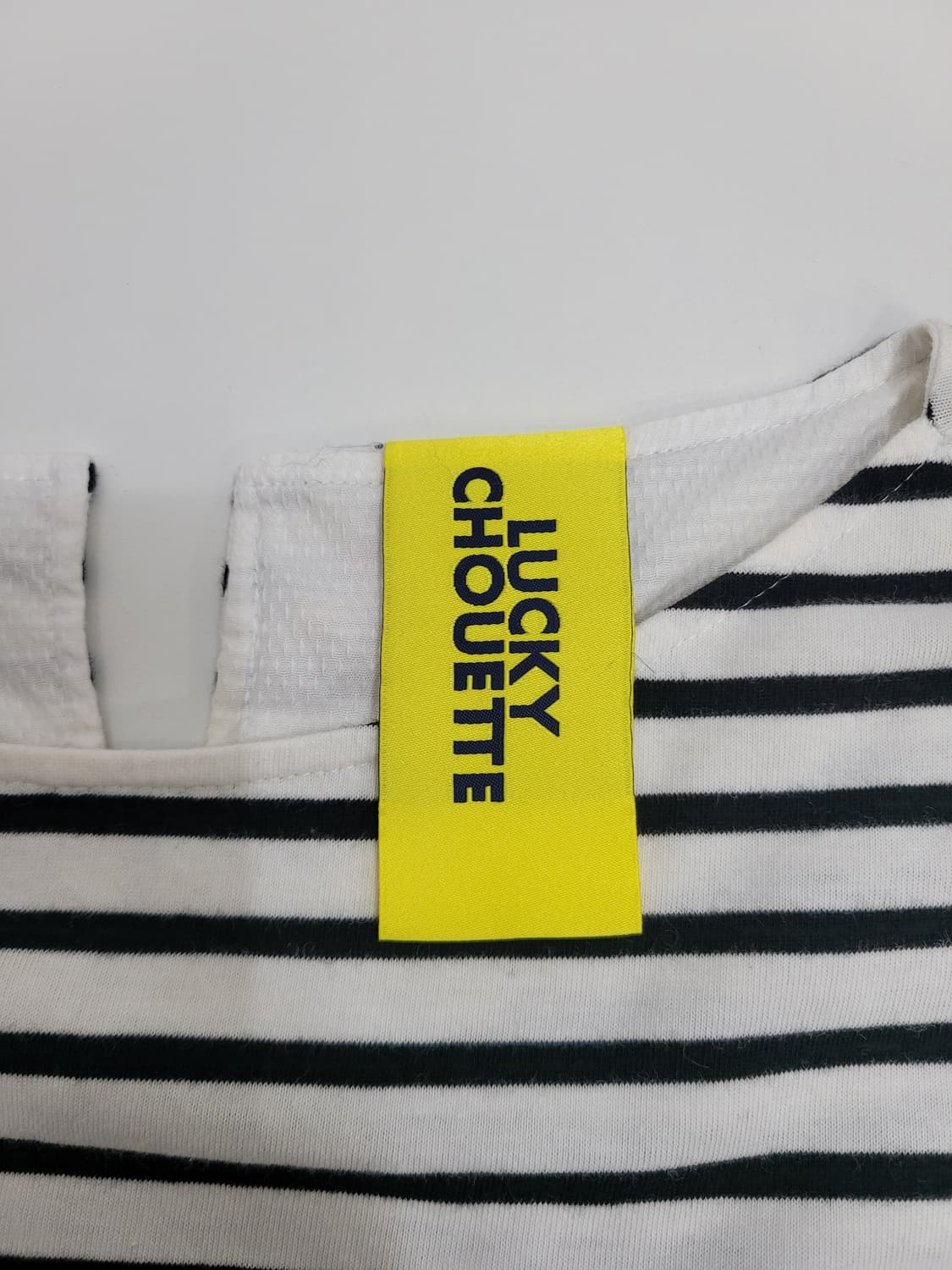 LUCKY CHOUETTE 20SS 럭키슈에뜨 보트넥 반팔티 / 여 F 상품이미지8