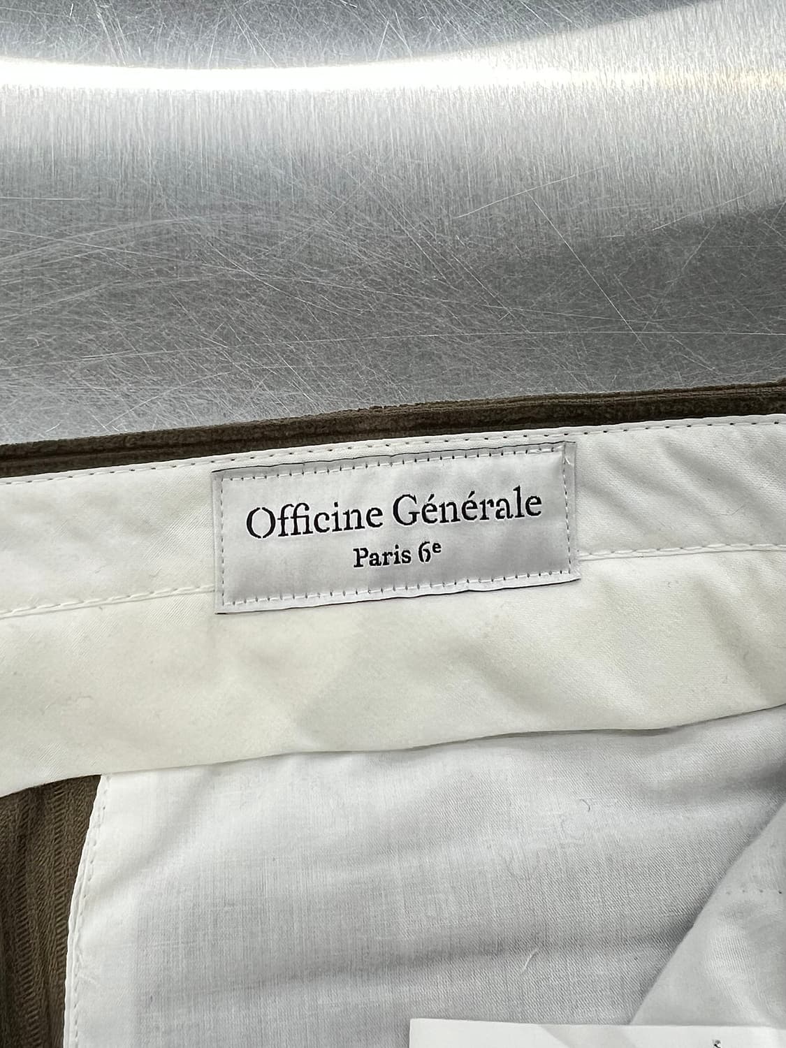 오피신 제네랄 브라운 골덴 코듀로이 트라우저 벨티드 팬츠 상품이미지7