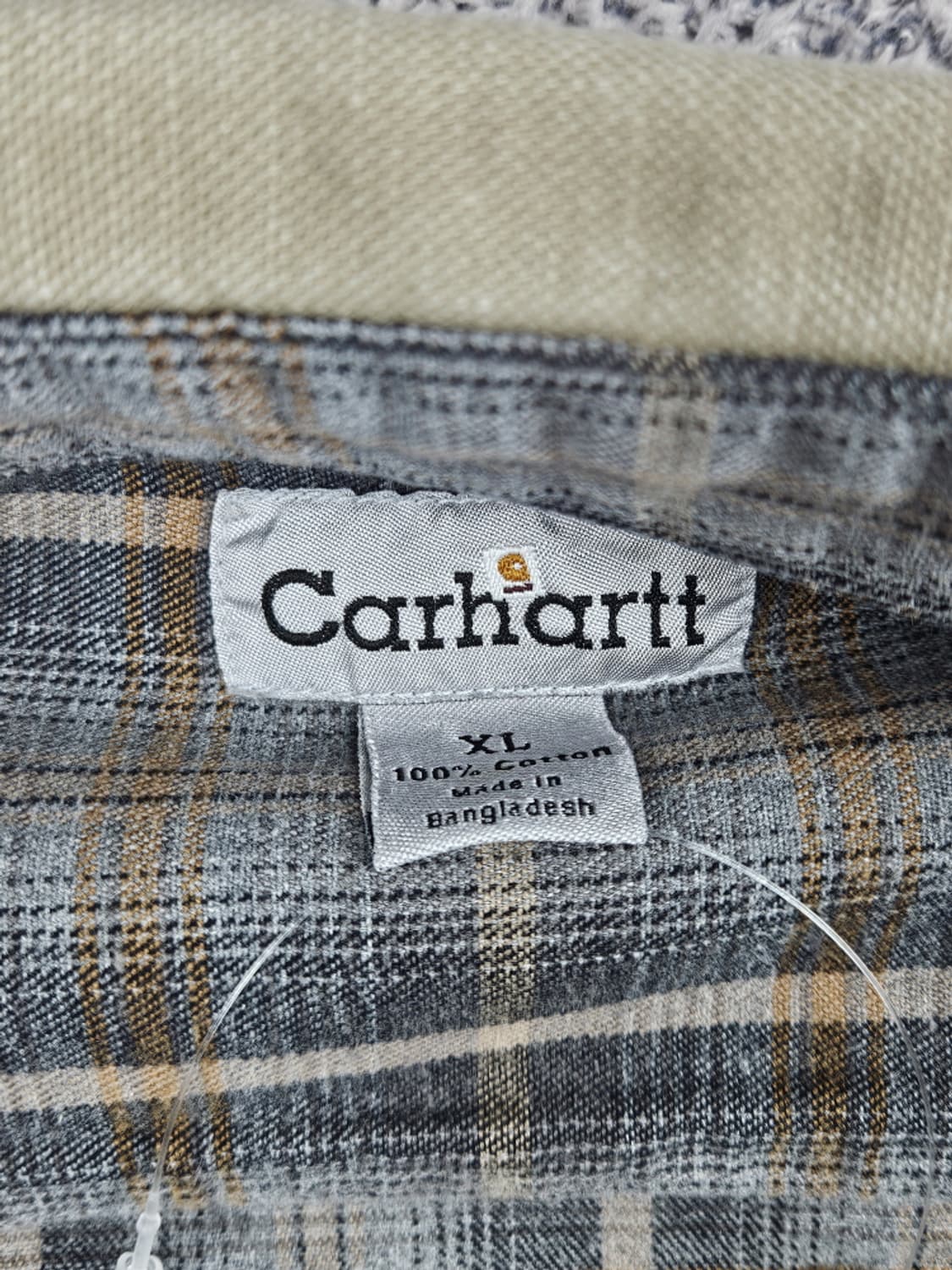 칼하트 플란넬 캔버스 헤비 워크 셔츠 자켓 ( XL ) / 10536 상품이미지8