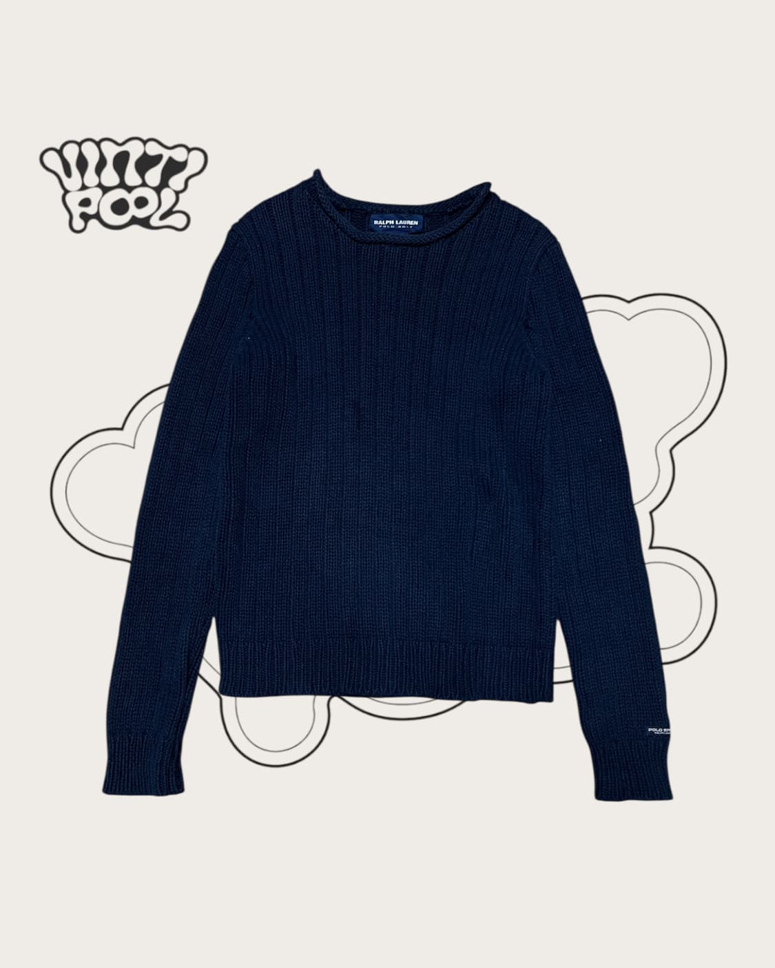 폴로 랄프로렌 골프 니트 M 네이비 상품이미지1