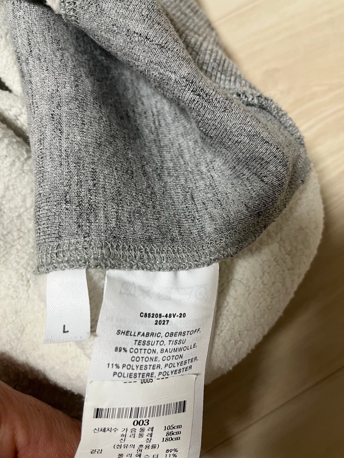 나이젤카본x클로즈드 맨투맨  상품이미지7