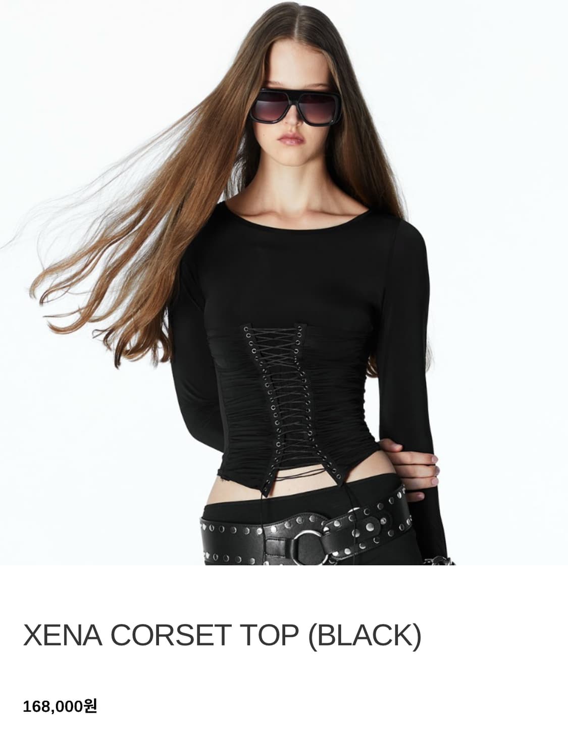2000아카이브 XENA CORSET TOP (BLACK) 02 상품이미지1