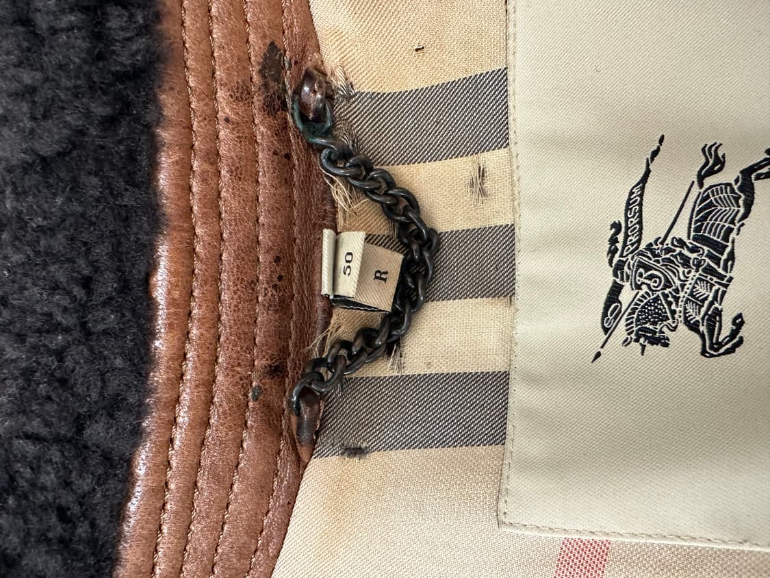 버버리 봄버 가죽 자켓 상품이미지4