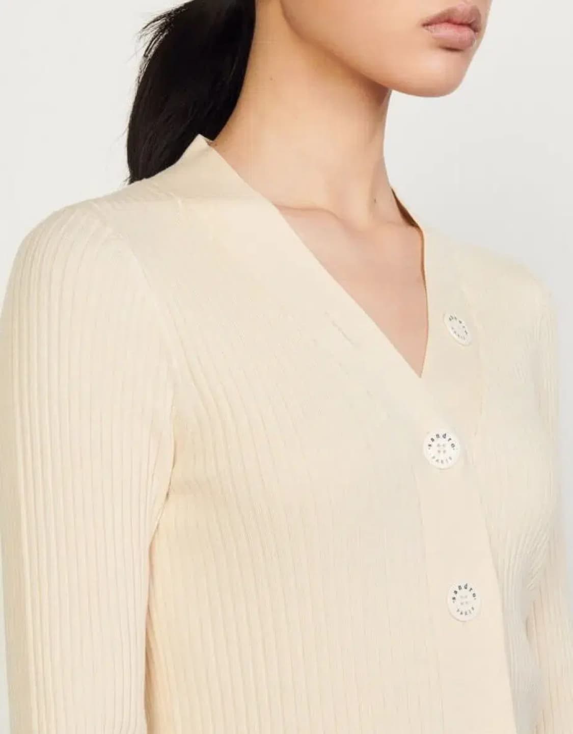 산드로 가브리엘 가디건 아이보리 1 상품이미지2