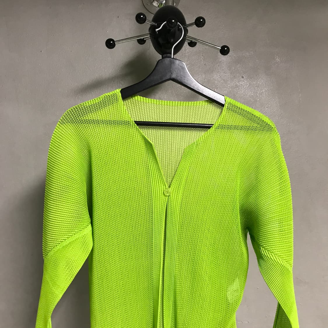 이세이 미야케 플리츠 플리즈 메쉬 가디건 -(W) 상품이미지2