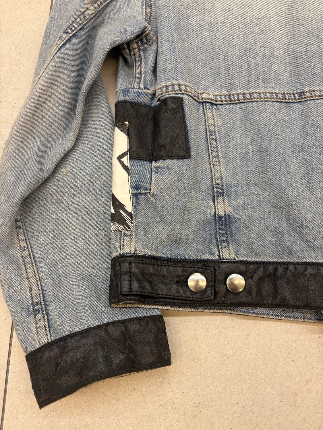 알렉산더맥퀸 패치워크 데님자켓 상품이미지7