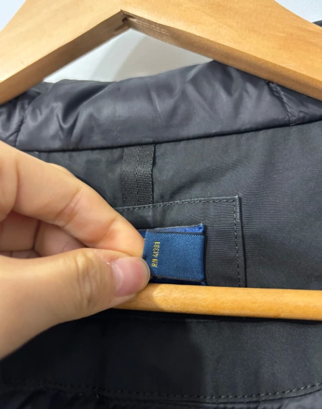 폴로 블루종 후드 패딩 XL 블랙 상품이미지6