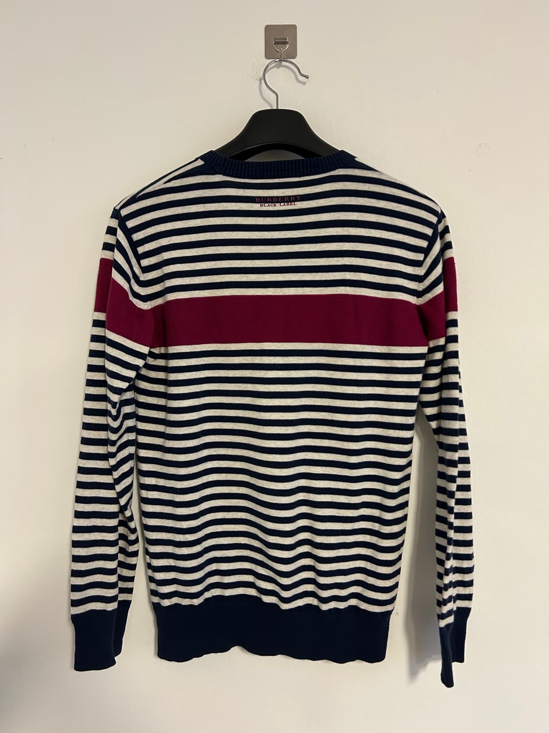 버버리 블랙라벨 코튼 스트라이프 니트 상품이미지4