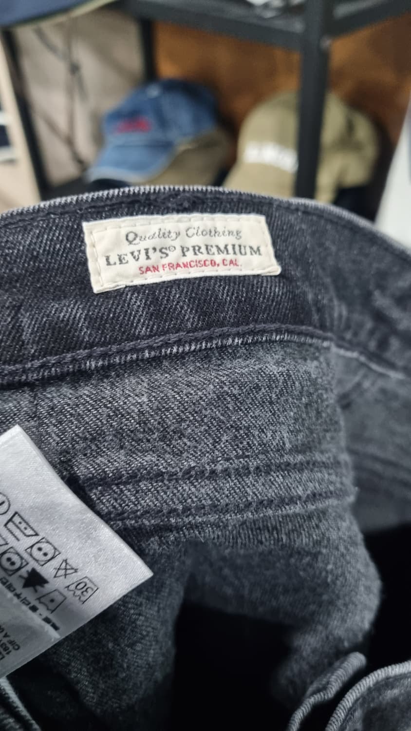 (L E V I S 511) 기모윈터데님 흑청바지(웜진) 허리30 상품이미지6