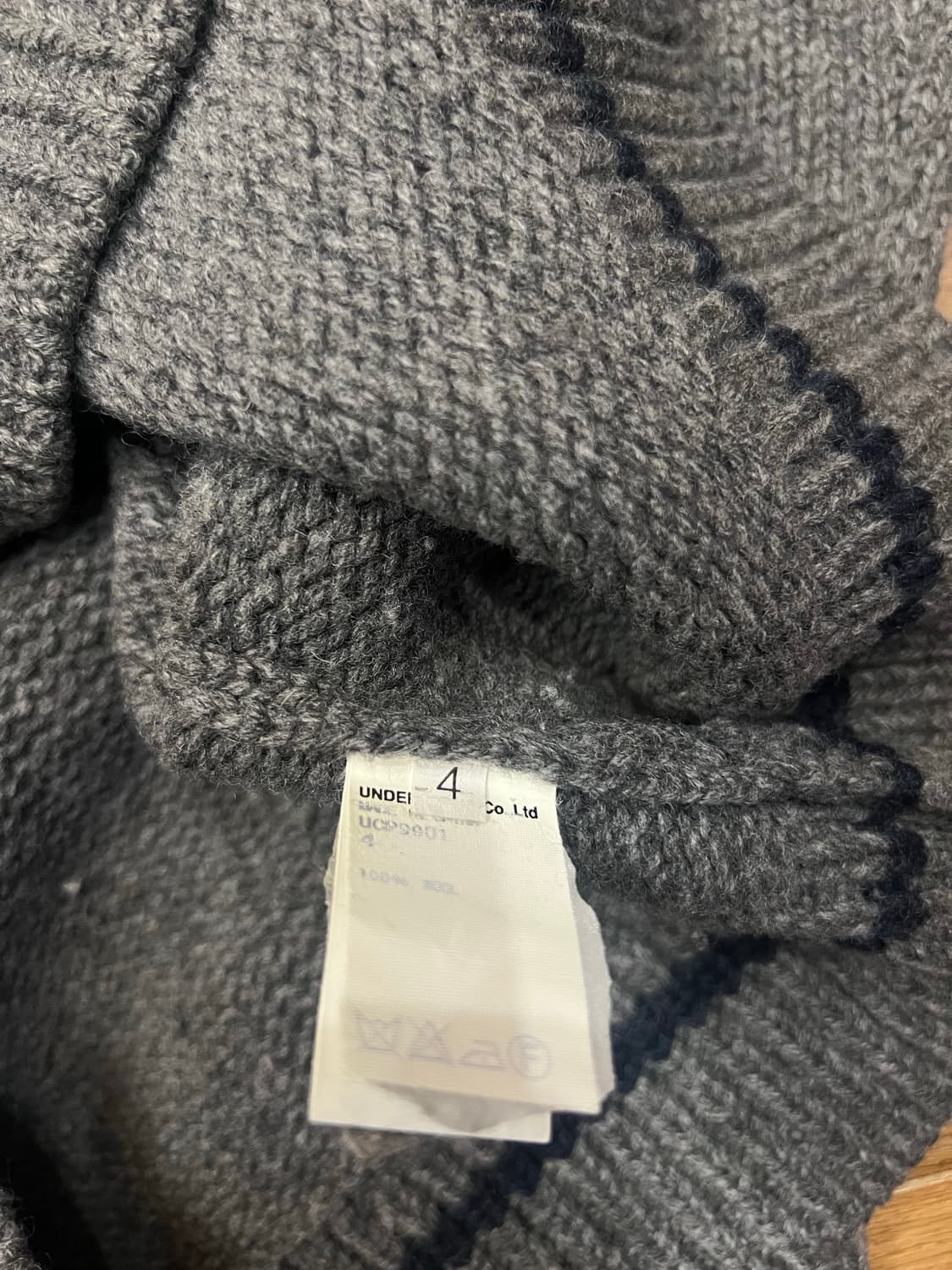 UNDER COVER 와이어니트 상품이미지3