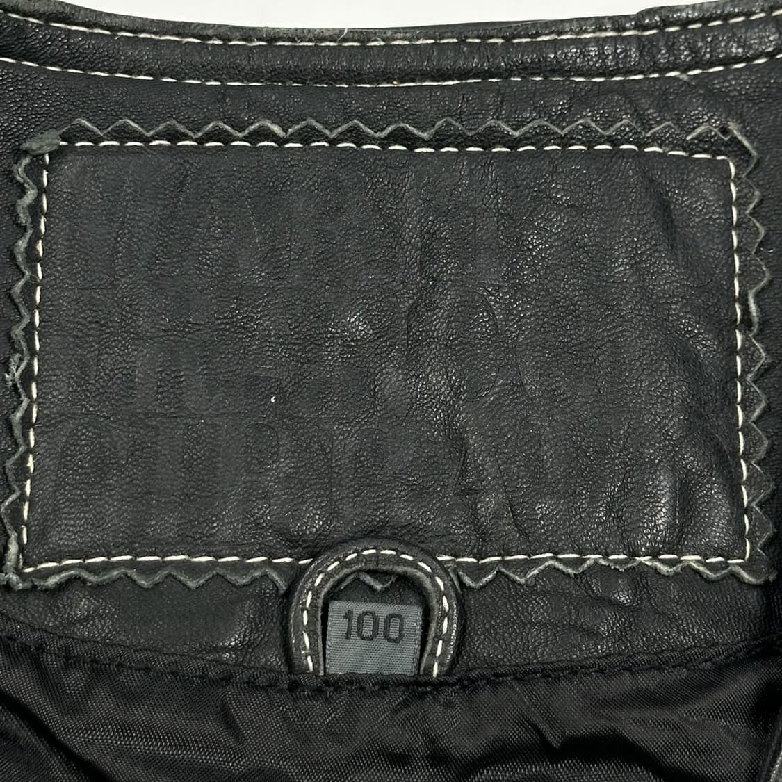 VTG 빈티지 블랙 가죽 조끼 베스트 (L) 상품이미지6