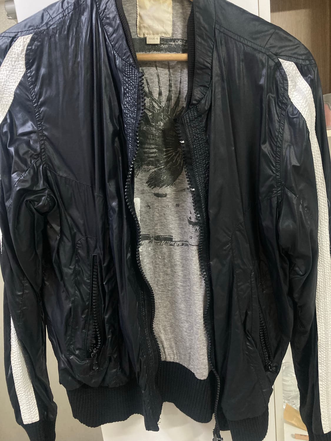 디젤 나일론 바이커자켓 상품이미지1