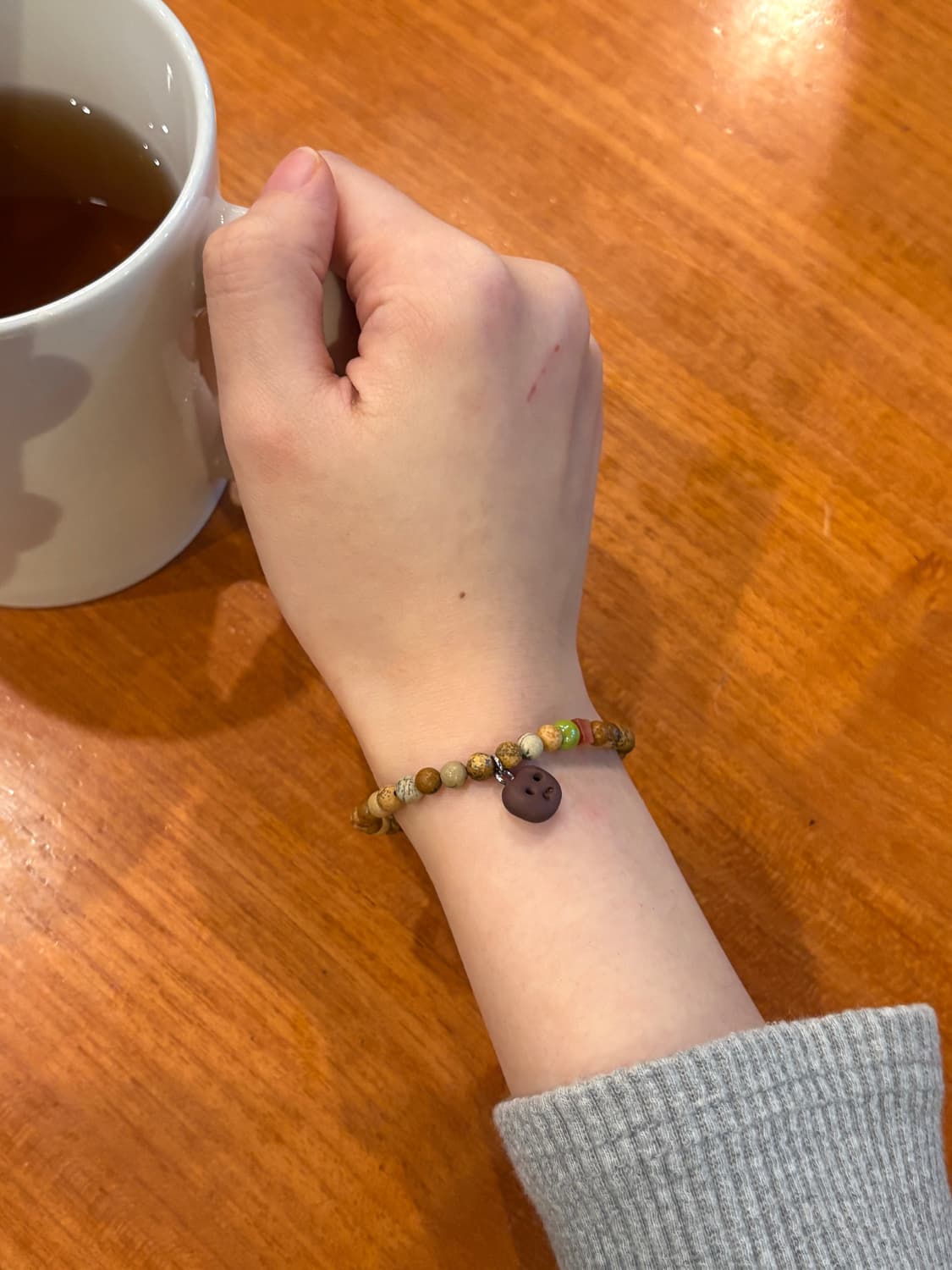 [핸드메이드] 귀여운 감자 팬던트 비즈팔찌 (무료배송) 상품이미지4