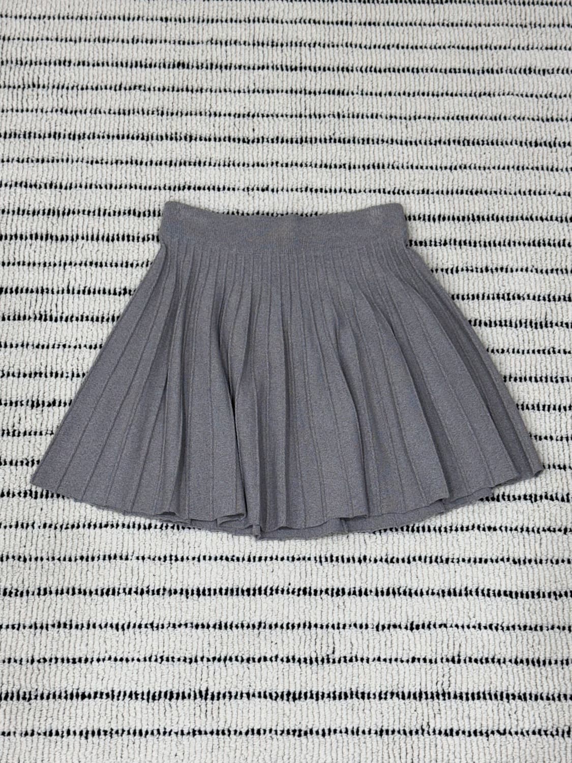 Centaur 니트 스커트 그레이 상품이미지4