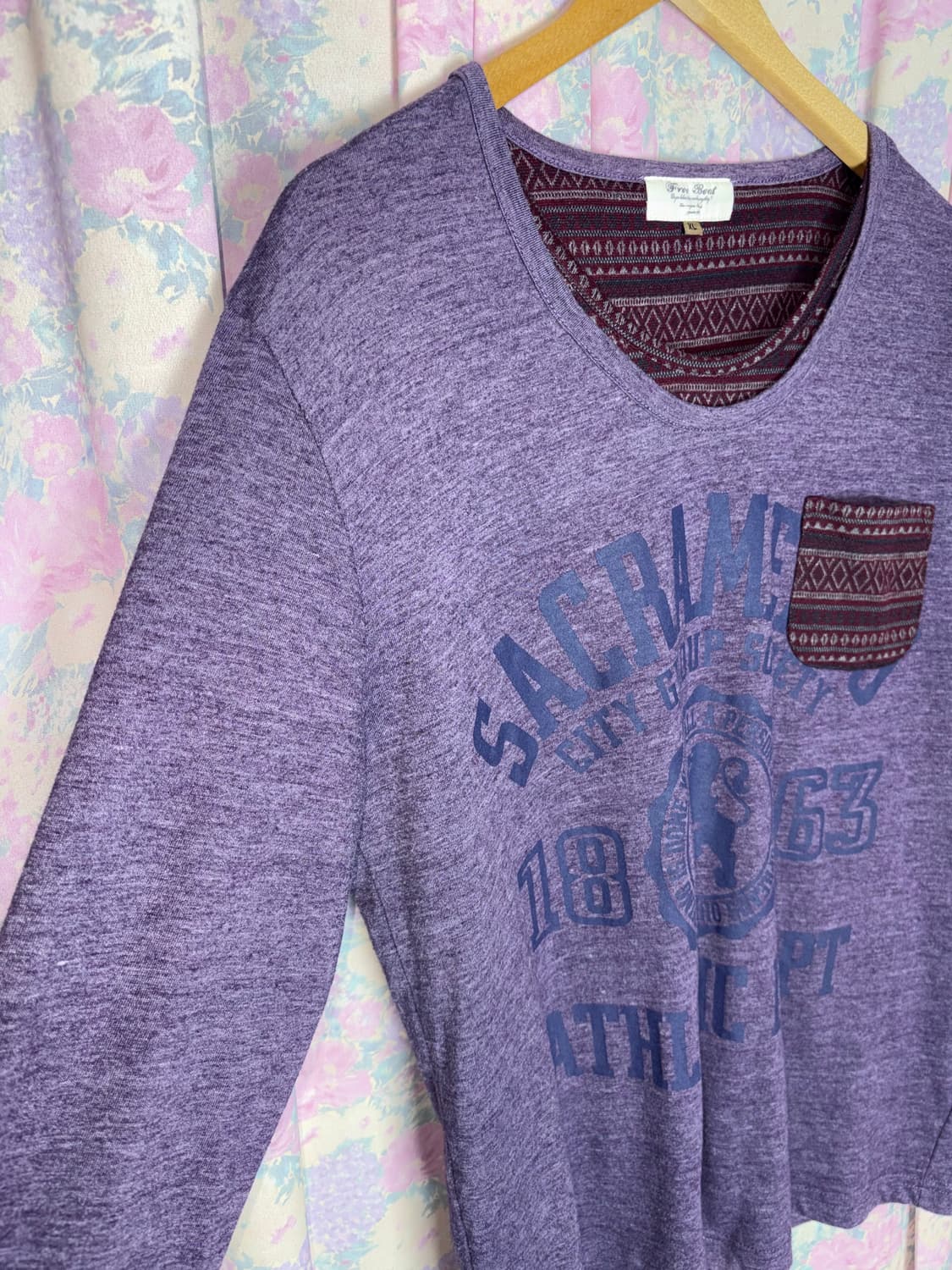 퍼플 레이어드 긴소매 티셔츠 상품이미지6