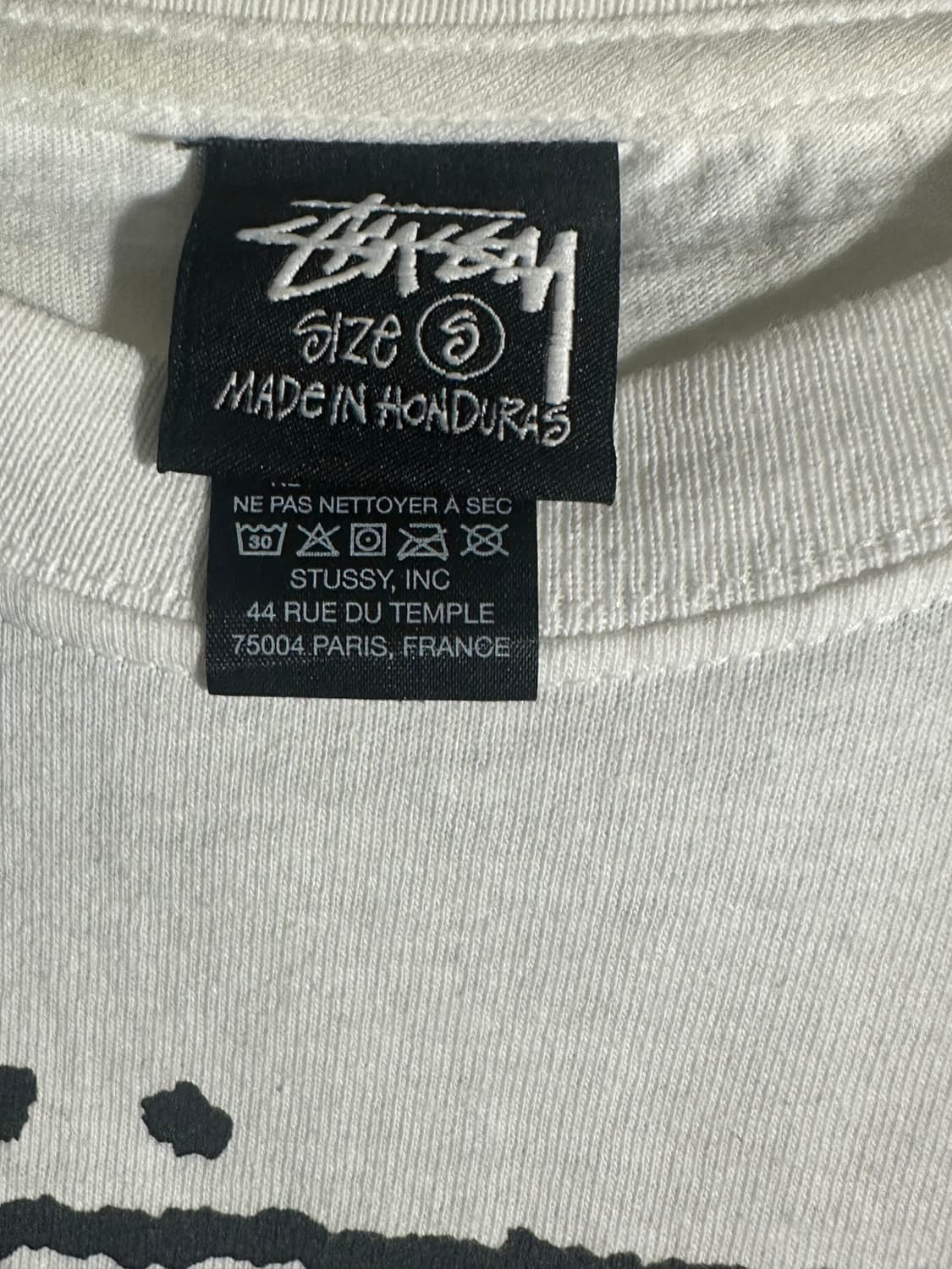 스투시 월드투어 롱슬리브 티셔츠 화이트 2024 상품이미지4