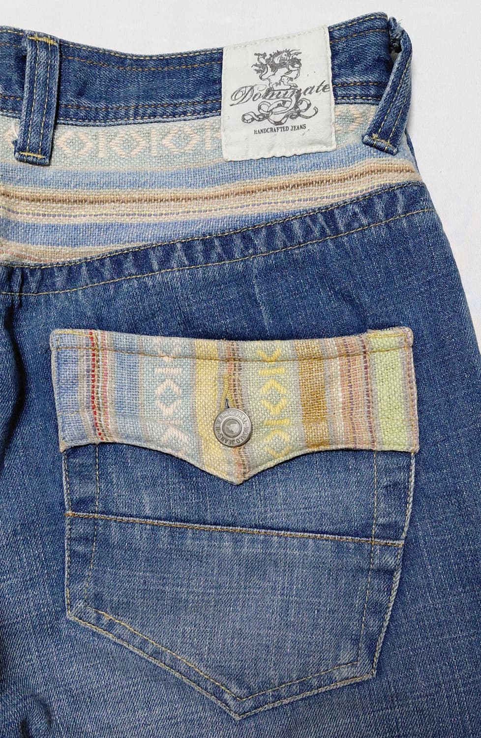 [M] 도미네이트(Dominate) 에스닉 포인트 빈티지 데님 반바지 상품이미지9