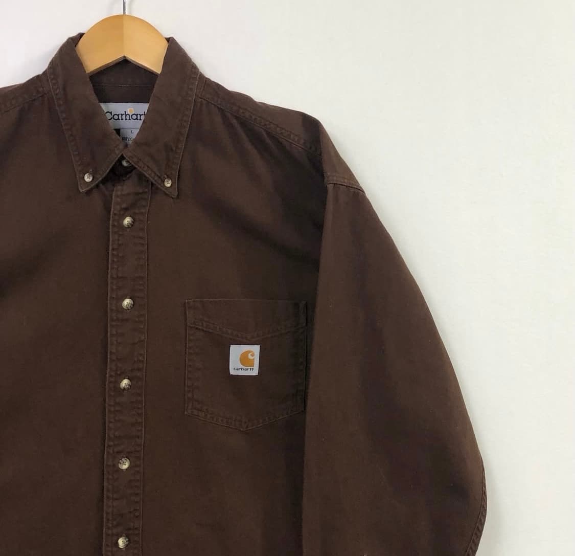 칼하트 브라운 셔츠 남방 상품이미지1