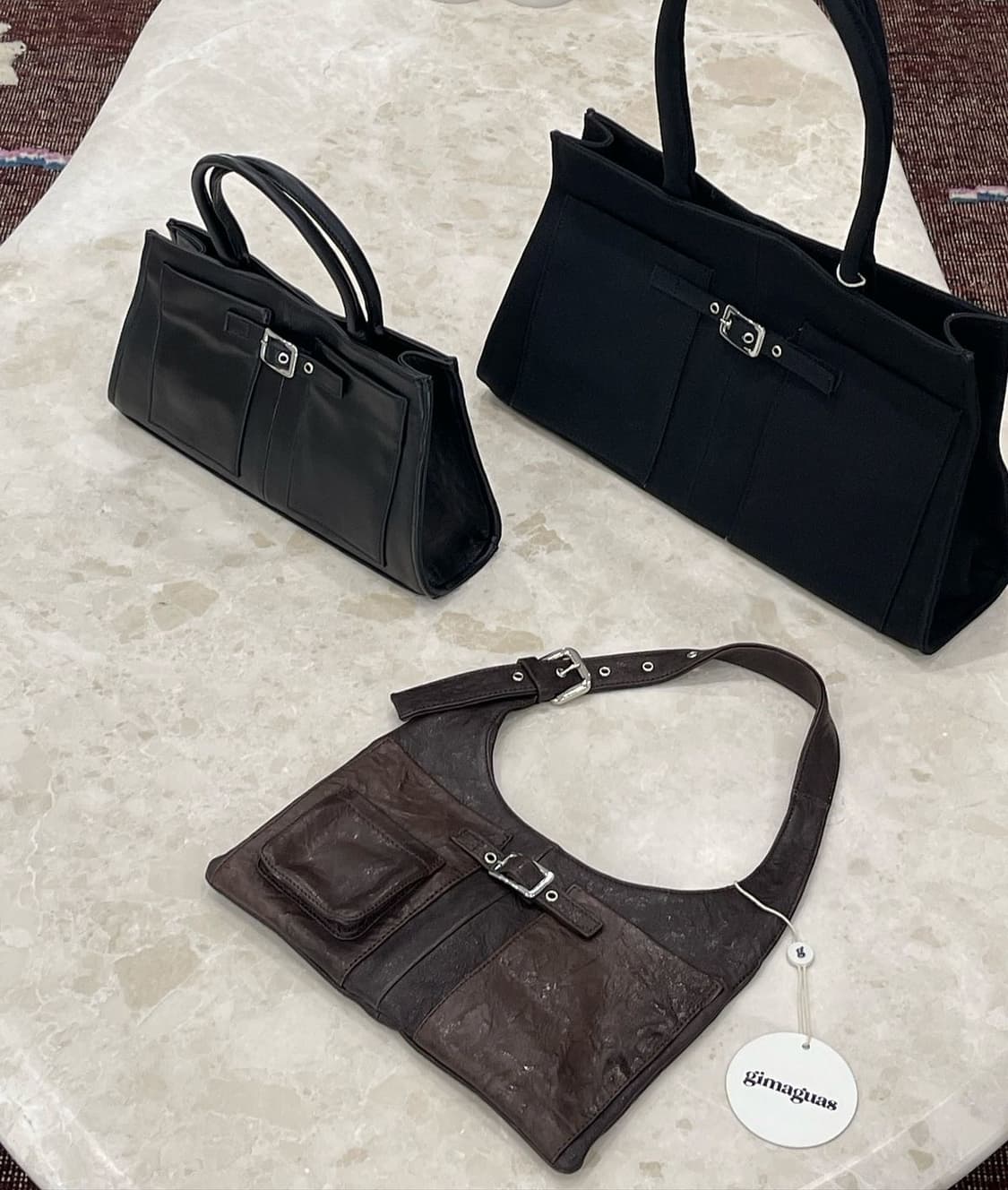 기마구아스 안나마리아 캔버스 숄더백 상품이미지3